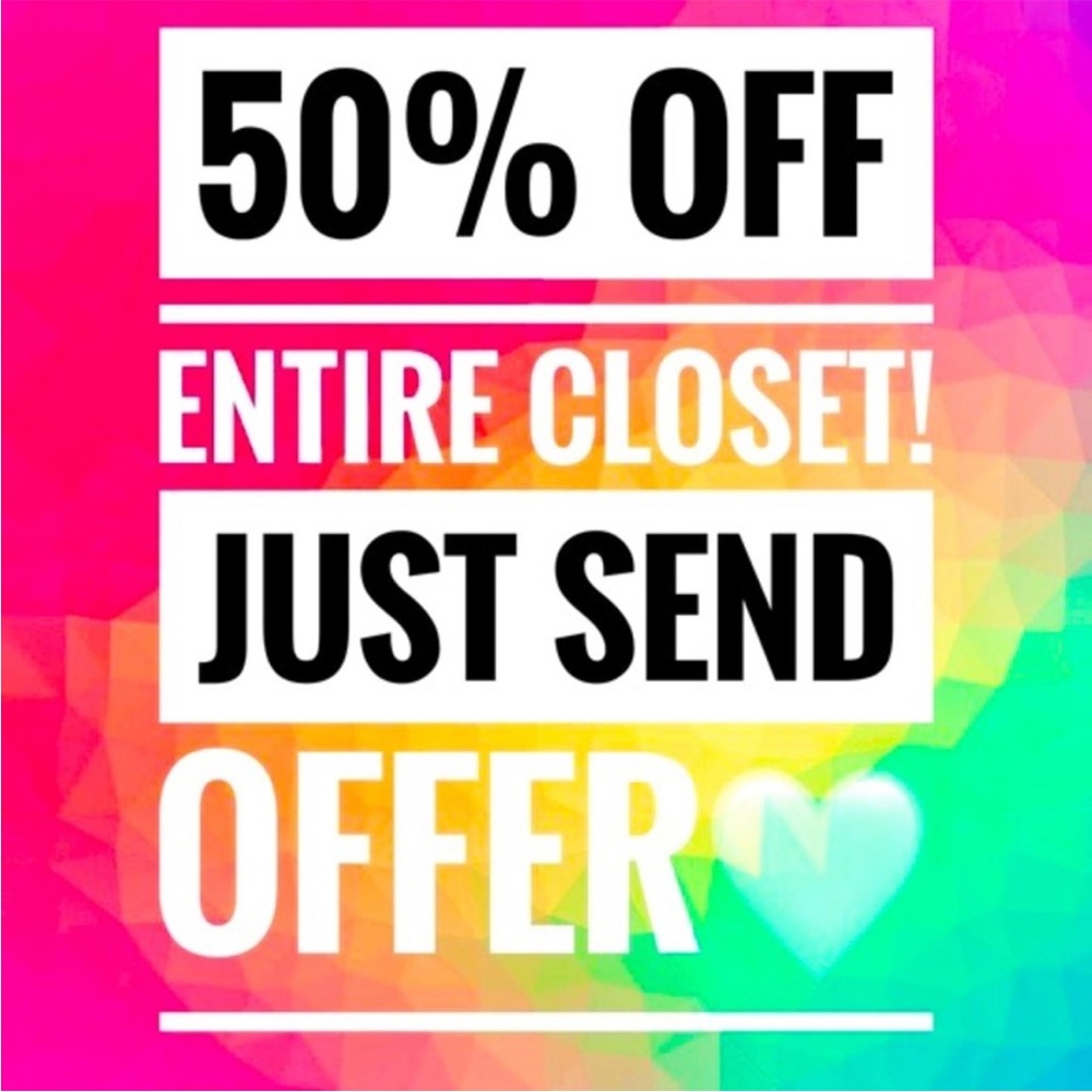 50% OFF EVERYTHING IN MY CLOSET
